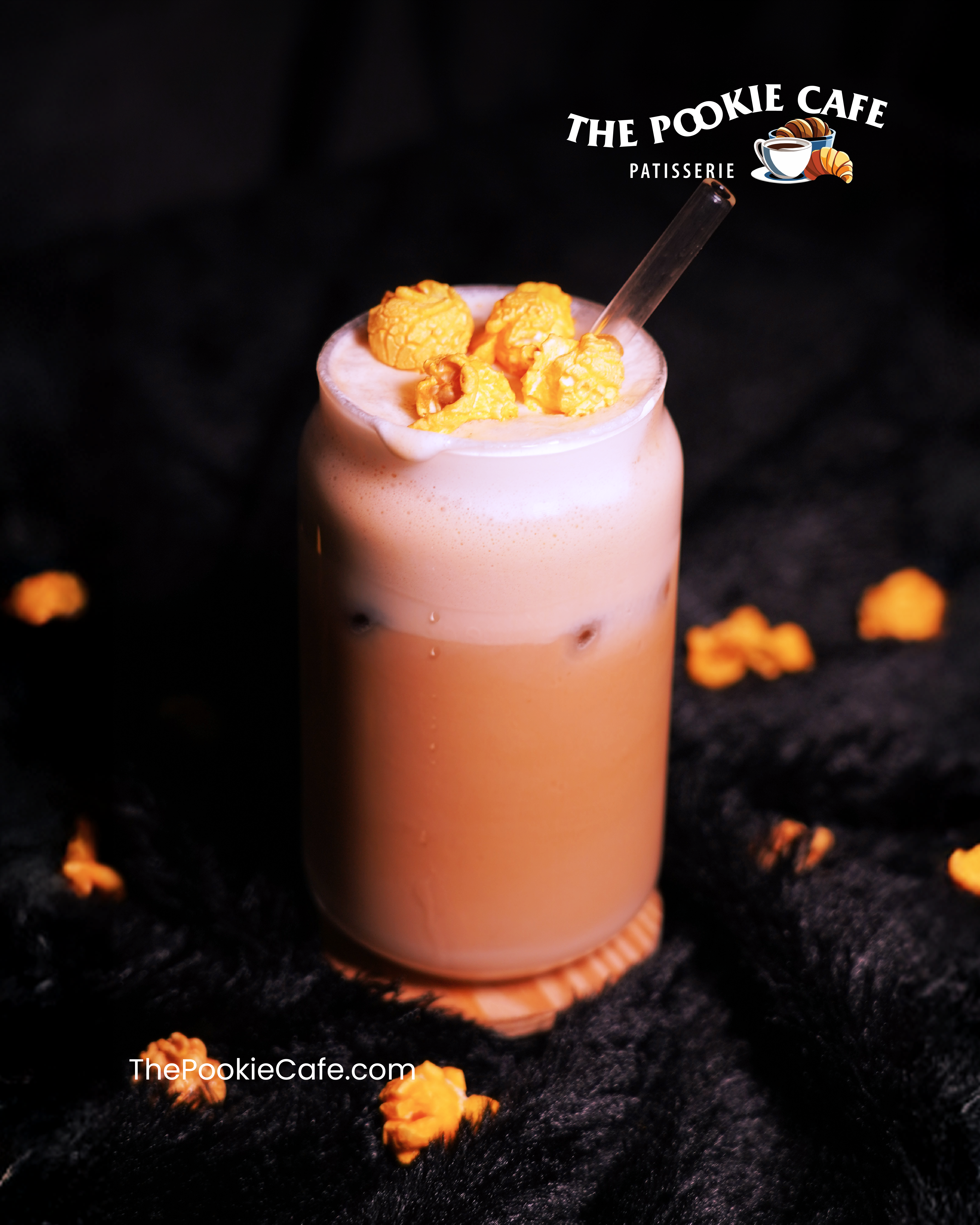 Iced Popcorn Latte